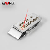 Custom Engraved Stainless Steel Money Clip – Slim Metal Card & Cash Holder