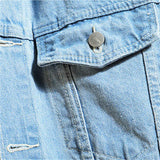 Men’s Hooded Denim Jacket – Lightweight Casual Outerwear for Spring & Autumn