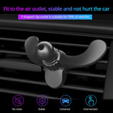 Clip universal para rejilla de ventilación de coche con cabezal esférico de 17 mm: soporte seguro para todos los teléfonos inteligentes