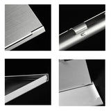 Custom Engraved Metal Business Card Holder for Professionals