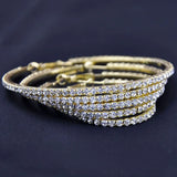 Elegant Zirconia Hoop Earrings for Women – Gold, Rose Gold & Steel Finish