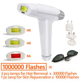 2-in-1 IPL Laser Hair Removal Device - Permanent At-Home Hair Remover for Face & Body