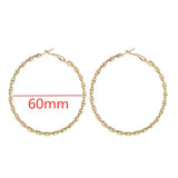 Trendy Large Hoop Earrings for Women – Bold and Stylish Statement Jewelry