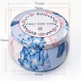 Handmade Scented Candle in Decorative Tin – Natural Soy Wax for Home Fragrance & Relaxation