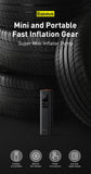 Compact Digital Tire Inflator Pump for Cars and Bikes – 12V Portable Air Compressor