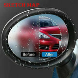 2PCS Car Rearview Mirror Rainproof & Anti-Fog Film – Drive Clearly in Any Weather!