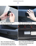 Rechargeable Wireless LED Car Door Welcome Lights – 2PCS Universal Ghost Shadow Projectors