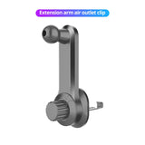 Clip universal para rejilla de ventilación de coche con cabezal esférico de 17 mm: soporte seguro para todos los teléfonos inteligentes