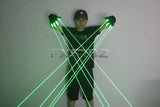 Green Laser Beam Gloves – LED Flash Finger Light Show for DJs, Performers & Nightclub Events