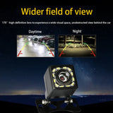 HD Car Rear View Camera with Night Vision, Parking Sensors & Waterproof Design