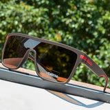 Fashion Polarized Sunglasses – Oversized Square Frame, UV Protection & Anti-Glare Lenses