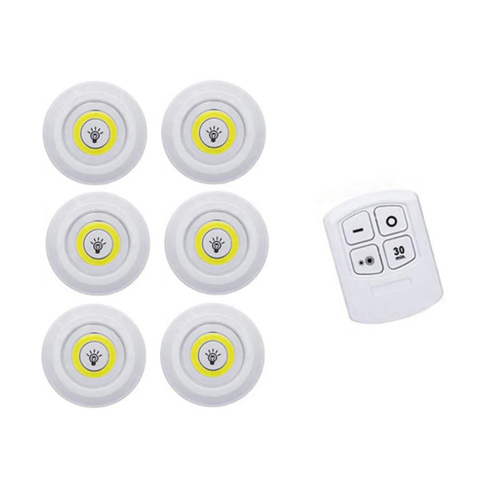 Dimmable LED Under Cabinet Light – Remote-Controlled, Battery-Operated & Easy to Install