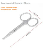 Rechargeable Stainless Steel Nose & Ear Hair Trimmer for Men and Women
