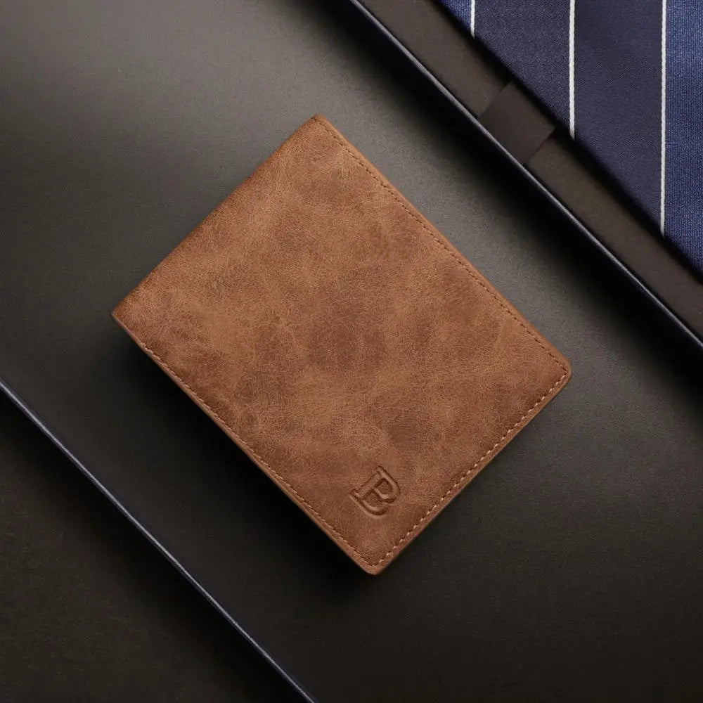 Custom Engraved Leather Wallet – Personalized Photo & Name Wallet for Men