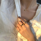 E.B.belle Tarnish-Free 18K Gold Plated Stainless Steel Knuckle Ring – Minimalist 2mm, 4mm, 6mm Wedding Band for Women