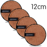 4-Pack Reusable Makeup Remover Pads – Microfiber Cleansing Discs for Gentle Makeup Removal