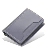 Slim RFID-Blocking Leather Wallet for Men – Compact Trifold Card Holder with Cash Pocket
