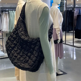 Stylish and Versatile Nylon Dumpling Shoulder Bag – Large Capacity and Fashionable Design
