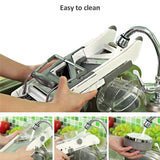 Adjustable Stainless Steel Mandoline Slicer – Multi-Function Vegetable Cutter & Grater