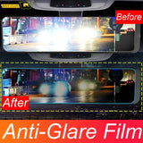 Universal Anti-Glare & Anti-Fog Rearview Mirror Film – Drive Safely in Any Condition!