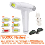 2-in-1 IPL Laser Hair Removal Device - Permanent At-Home Hair Remover for Face & Body