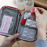Portable Mini First Aid Kit Bag for Travel, Camping, and Emergency Survival