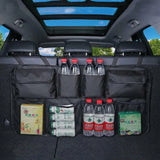 Universal Car Trunk Organizer – Large Capacity Backseat Storage Bag with Mesh Pockets