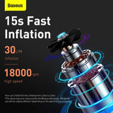 Compact Digital Tire Inflator Pump for Cars and Bikes – 12V Portable Air Compressor