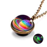 Trendy Unisex Ball Pendant Necklace – Zinc Alloy Chain Link Design