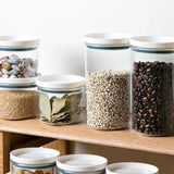 Recipiente hermético para almacenar alimentos: organizador de cocina de plástico sin BPA