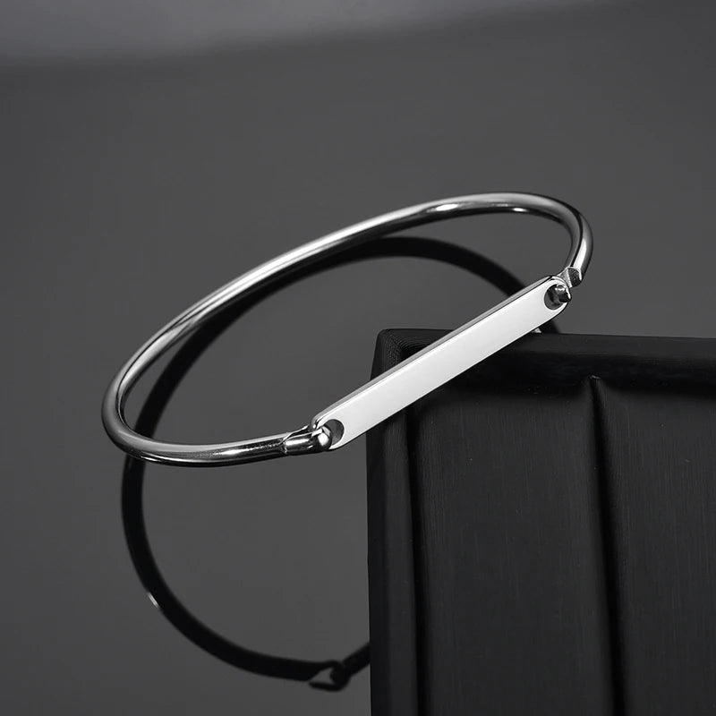 Customized Engraved Name Date Cuff Bangle For Women Best Festival Jewelry GiftPersonalized Engraved Name Cuff Bracelet for Baby Girls – Custom Gold, Silver, Rose Gold Bangle