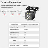 HD Car Rear View Camera with Night Vision, Parking Sensors & Waterproof Design
