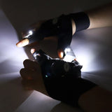 Guantes con linterna LED: iluminación con manos libres para reparaciones, pesca y aventuras al aire libre