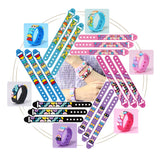 DIY DOTS Silicone Bracelet Building Block Set – Creative Cartoon Wristband Toy for Kids