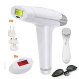 2-in-1 IPL Laser Hair Removal Device - Permanent At-Home Hair Remover for Face & Body