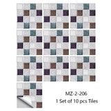 Mandala Crystal Hard Film Tiles Wall Stickers – Waterproof PVC Peel & Stick Decals for Kitchen, Bathroom, and Home Decor