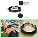 Custom Engraved Medical Alert Bracelet - Personalized Stainless Steel ID Jewelry for Men & Women