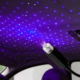 USB Car Roof Star Projector – LED Galaxy Night Light for Car & Room Decoration