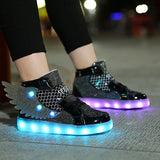 Kids' Light-Up Sneakers – Unisex LED Sport Shoes for Boys & Girls