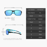 Gafas de sol polarizadas para pesca para hombre con cadena para gafas: máxima protección UV400 para aventuras al aire libre