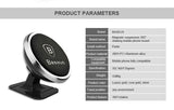 Baseus Magnetic Car Phone Holder – Secure Mount, 360° Rotation, Universal Compatibility