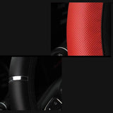 Universal Faux Leather Steering Wheel Cover – Breathable, Skidproof & All-Season Fit (38cm)