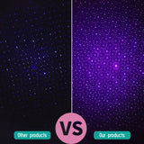 USB Car Roof Star Projector Light - Galaxy Laser Atmosphere Ambient Lighting