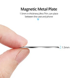 Placa de metal ANMONE para soporte magnético de teléfono para automóvil: disco de chapa de hierro universal para un montaje seguro