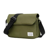 Compact Oxford Canvas Messenger Bag – Unisex Crossbody Shoulder Satchel for Everyday Use