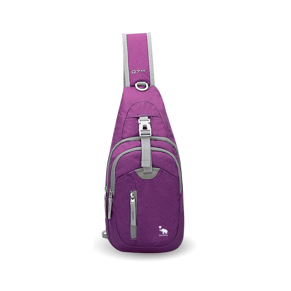 Lightweight Waterproof Crossbody Sling Bag for iPad – Unisex Chest Shoulder Daypack