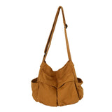 Large-Capacity Canvas Shoulder Bag – Stylish & Functional for Everyday Use