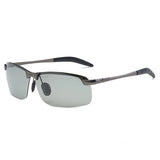 Men's Photochromic Polarized Sunglasses – UV400 Adaptive Lenses for Driving & Sports