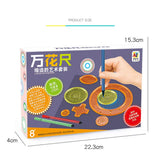 Spirograph Drawing Set for Kids – 27-Piece Spiral Art Kit with Gears, Pens & Rulers