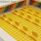 Wall-Mountable Clamshell Display Case for Lego Minifigures - Dustproof Collection Box with Stand